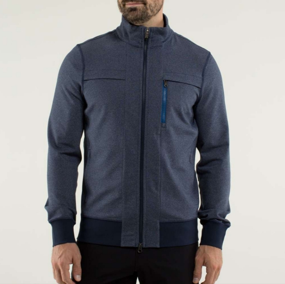 Lululemon Post Gravity Jacket Heathered Inkwell - image 1